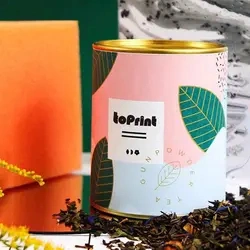 Eco Composite Tea Tin Packaging Cardboard Box